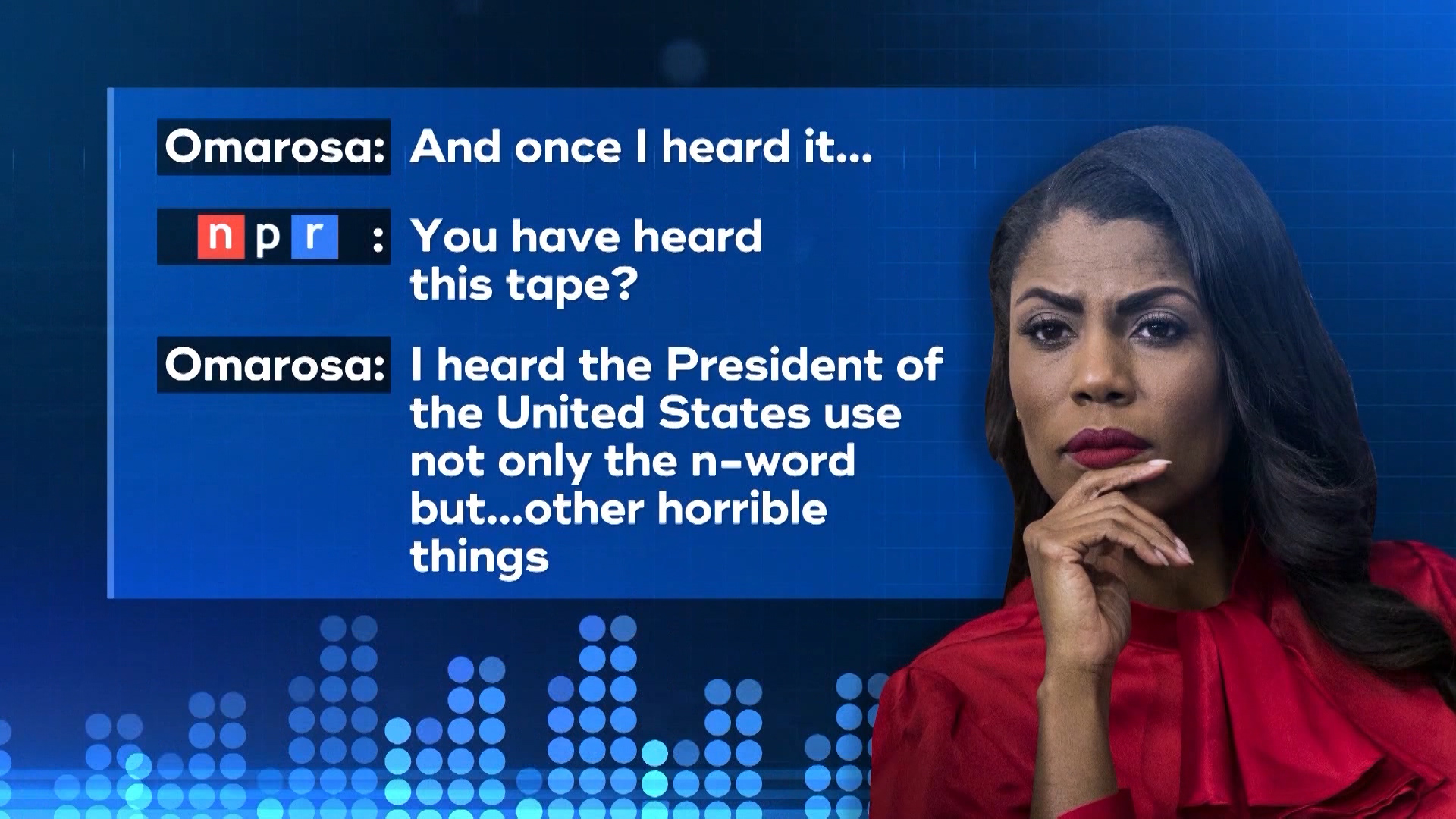 omarosa accuses donald trump of using n word multiple times on