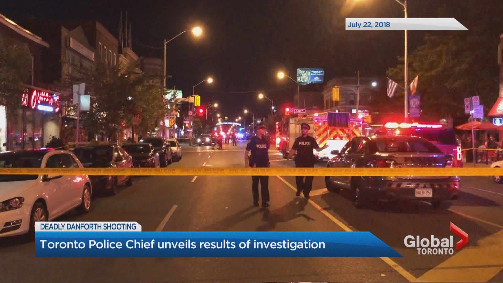 Toronto Police Release Findings Of Danforth Shooting Investigation