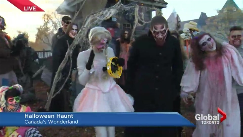 Canada S Wonderland Welcomes Monsters To Annual Halloween Haunt Watch News Videos Online