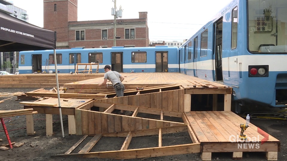 Old Montreal Metro Cars Get New Lease On Life Watch News Videos