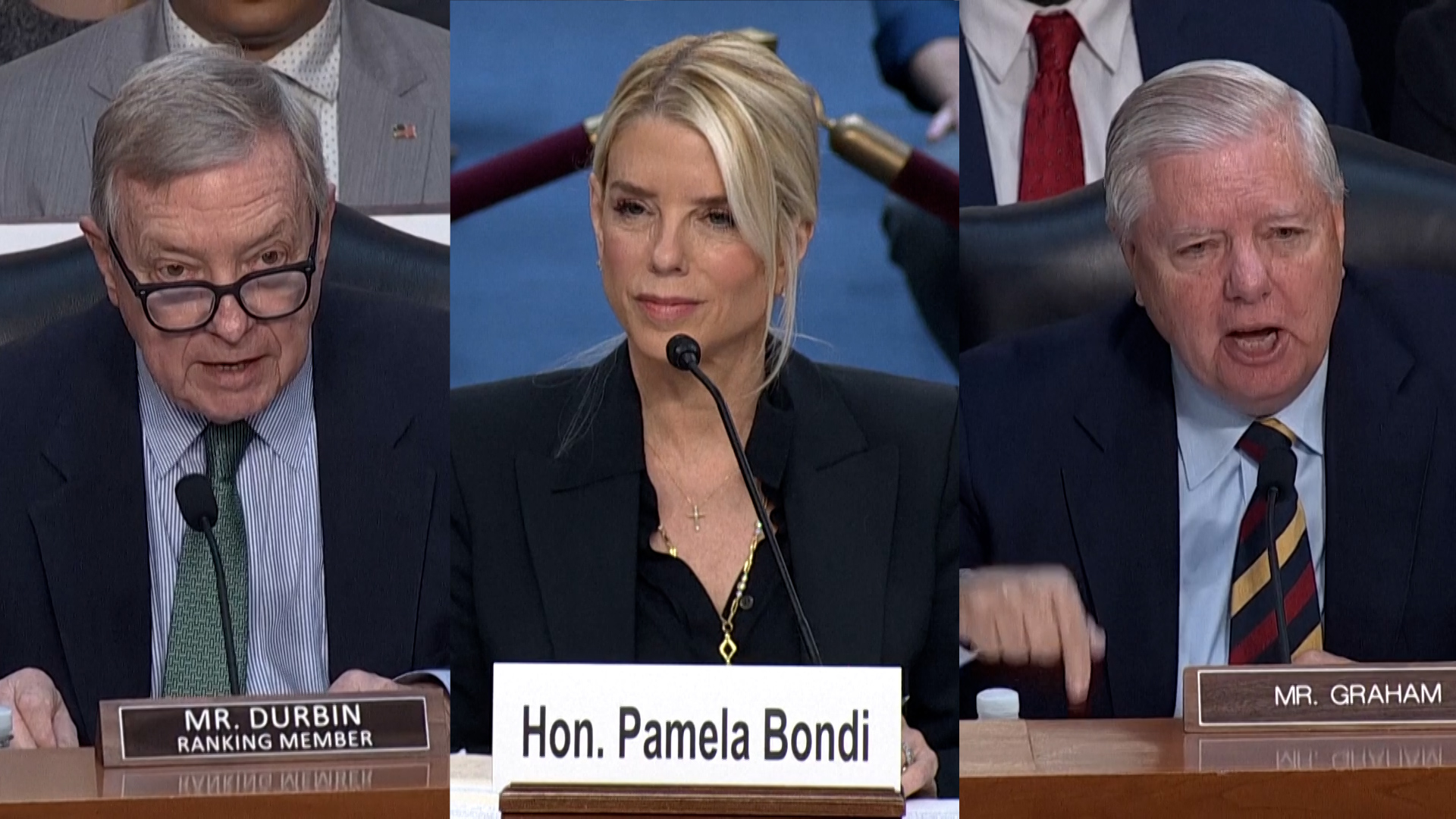 U.S. Attorney General Bondi, senators clash in fiery hearing on DOJ ‘weaponization’