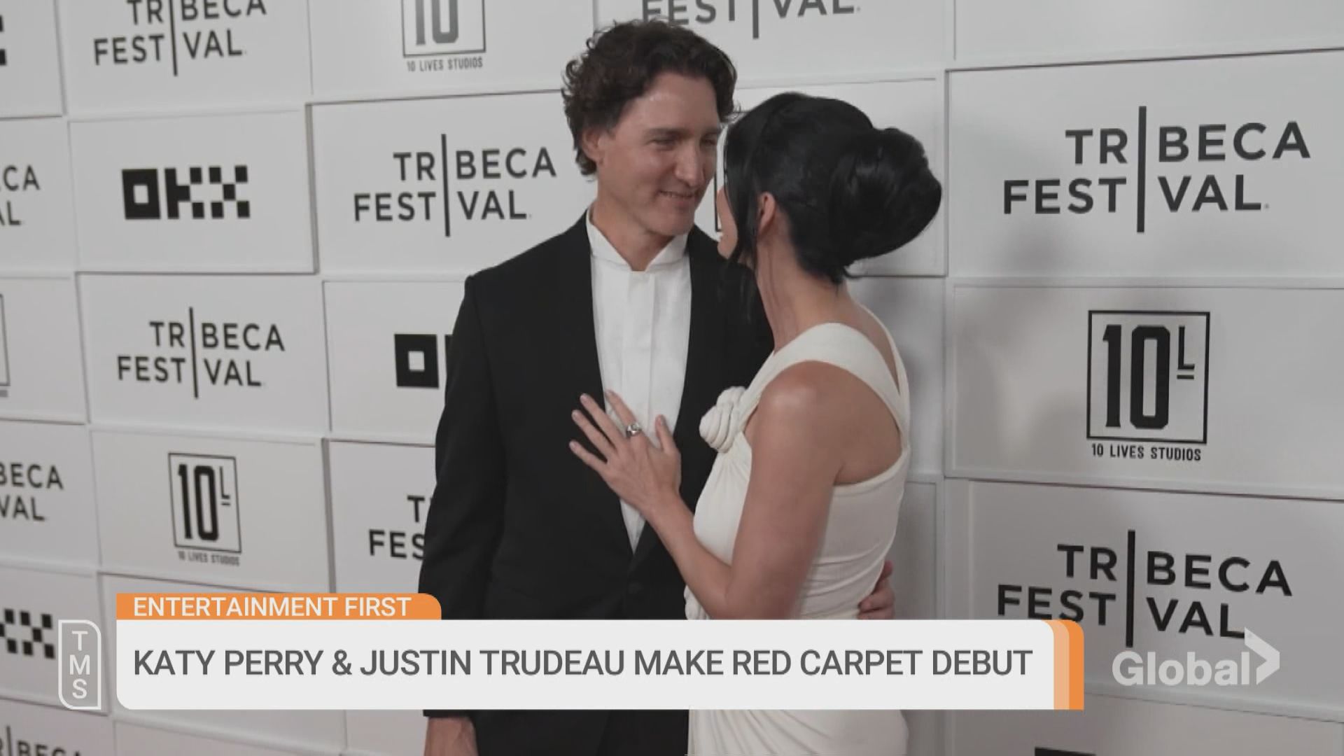 Katy Perry and Trudeau Hit Tribeca Red Carpet Together