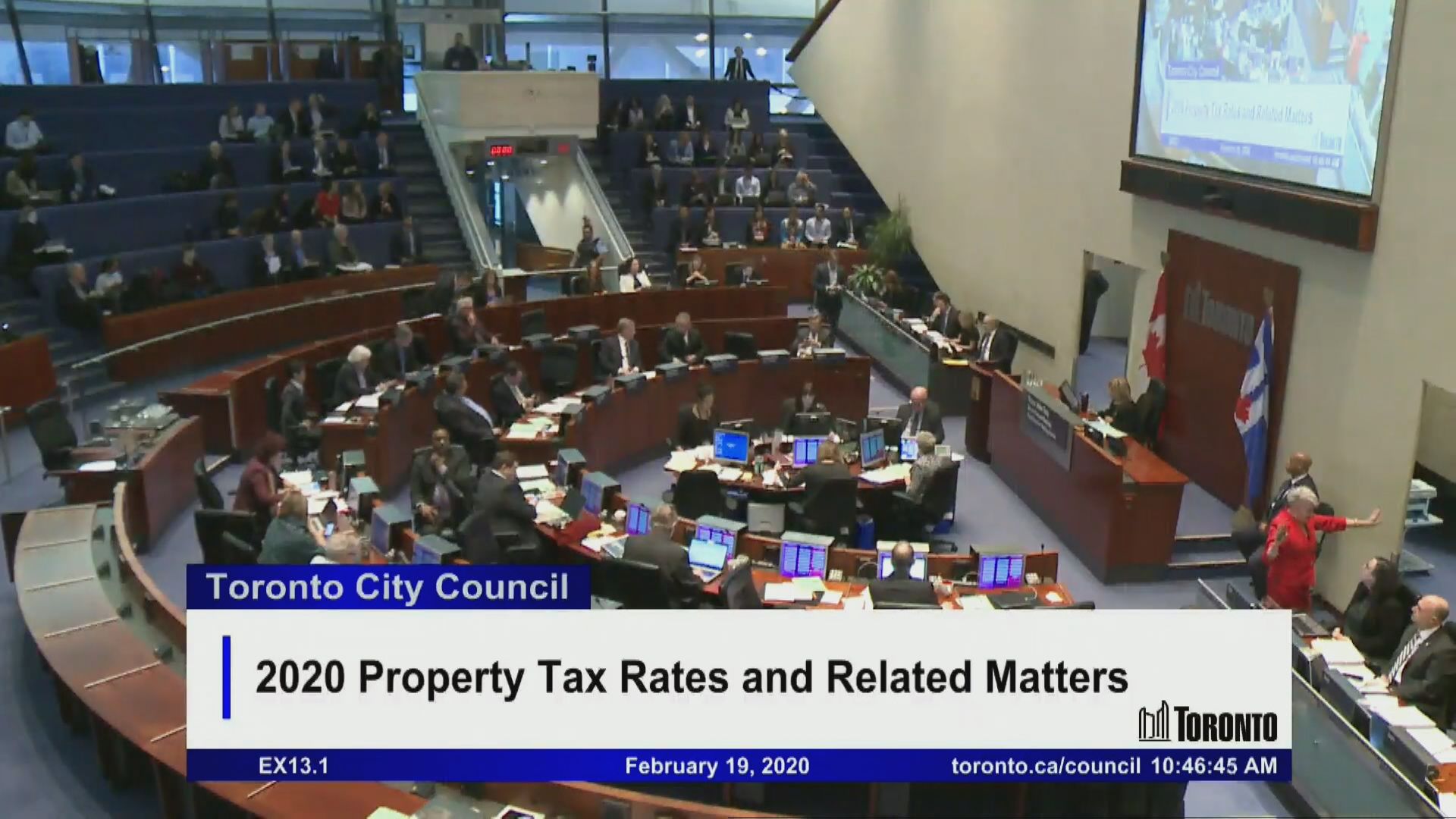 Toronto City Council Working On The 2020 Budget Watch News